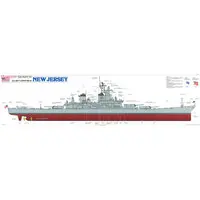 1/350 Scale Model Kit - Warship plastic model kit / USS New Jersey (BB-62)