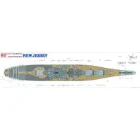 1/350 Scale Model Kit - Warship plastic model kit / USS New Jersey (BB-62)