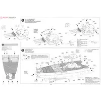 1/350 Scale Model Kit - Warship plastic model kit / USS New Jersey (BB-62)