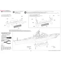1/350 Scale Model Kit - Warship plastic model kit / USS New Jersey (BB-62)