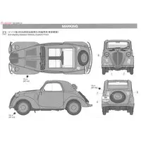 1/35 SCALE SIMCA 5 STAFF CAR (GERMAN ARMY) Model Kit