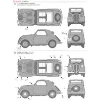 1/35 SCALE SIMCA 5 STAFF CAR (GERMAN ARMY) Model Kit