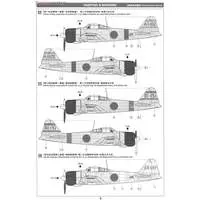 1/72 Scale Model Kit - WAR BIRD COLLECTION / Mitsubishi A6M Zero