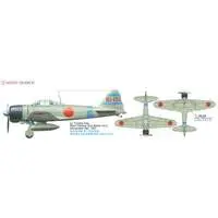 1/72 Scale Model Kit - WAR BIRD COLLECTION / Mitsubishi A6M Zero