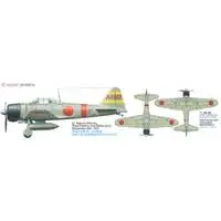 1/72 Scale Model Kit - WAR BIRD COLLECTION / Mitsubishi A6M Zero