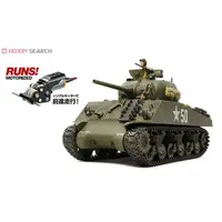 1/35 SCALE U.S. MEDIUM TANK M4A3 SHERMAN (w/SINGLE MOTOR) Model Kit