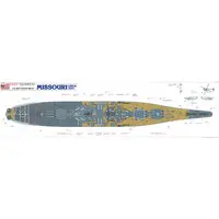 1/350 Scale Model Kit - Warship plastic model kit / USS Missouri