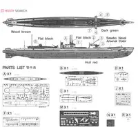 1/350 Scale Model Kit - Submarine