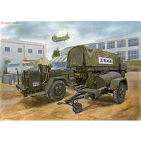 JAPAN GROUND SELF DEFENSE FORCE 3 1/2T TRUCK WITH WATERWAGON&KITCHENWAGON Model Kit