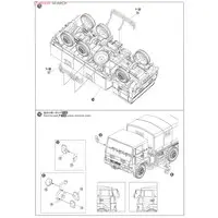 JAPAN GROUND SELF DEFENSE FORCE 3 1/2T TRUCK WITH WATERWAGON&KITCHENWAGON Model Kit