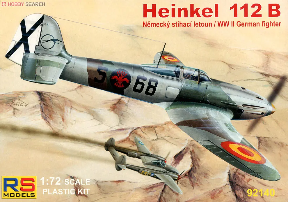 1/72 Scale Model Kit - Fighter aircraft model kits / Heinkel