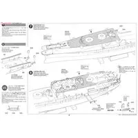 1/350 Scale Model Kit - Warship plastic model kit / Japanese battleship Musashi