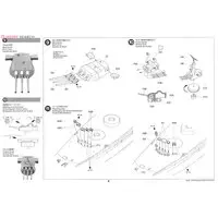 1/350 Scale Model Kit - Warship plastic model kit / Japanese battleship Musashi