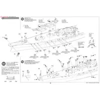1/350 Scale Model Kit - Warship plastic model kit / Japanese battleship Musashi