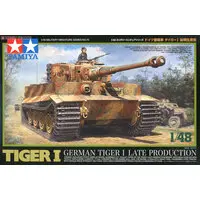 1/48 SCALE GERMAN TIGER I LATE PRODUCTION Model Kit