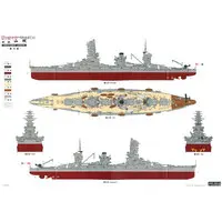1/350 Scale Model Kit - Warship plastic model kit / Japanese battleship Yamashiro