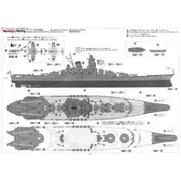 1/350 Scale Model Kit - 1/450 Scale Model Kit - Warship plastic model kit / Japanese Battleship Yamato