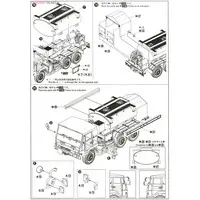 Japan Ground Self Defense Force 3 1/2t Fuel Tank Vehicle for Aviation Model Kit