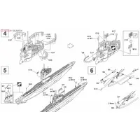 1/350 Scale Model Kit - Submarine