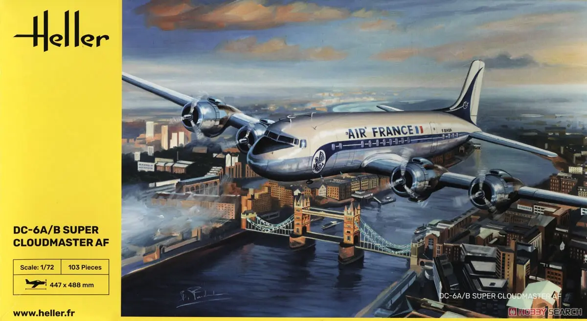 1/72 Scale Model Kit - Air France / Douglas DC-6
