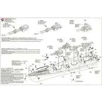 1/350 Scale Model Kit - WATER LINE SERIES / Japanese cruiser Tone & Aichi E13A (Navy Type Zero Reconnaissance Seaplane)
