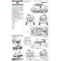 1/35 SCALE U.S. HOWITZER MOTOR CARRIAGE M8 "AWAITING ORDERS" SET (w/3 FIGURES) Model Kit