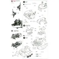 1/35 SCALE U.S. HOWITZER MOTOR CARRIAGE M8 "AWAITING ORDERS" SET (w/3 FIGURES) Model Kit