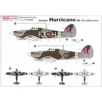 1/72 Scale Model Kit - Fighter aircraft model kits / Hawker Hurricane