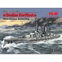 1/350 Scale Model Kit - Warship plastic model kit / SMS Grosser Kurfürst