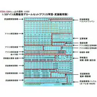 1/35 WWII GERMAN MILITARY INSIGNIA DECAL SET (Africa Corps/Waffen SS) Model Kit