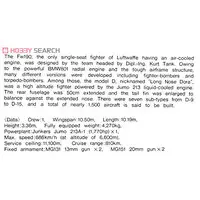 1/48 Scale Model Kit - Focke-Wulf / Junkers & Focke-Wulf Fw 190