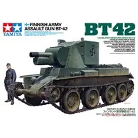 1/35 SCALE FINNISH ARMY ASSAULT GUN BT-42 Model Kit