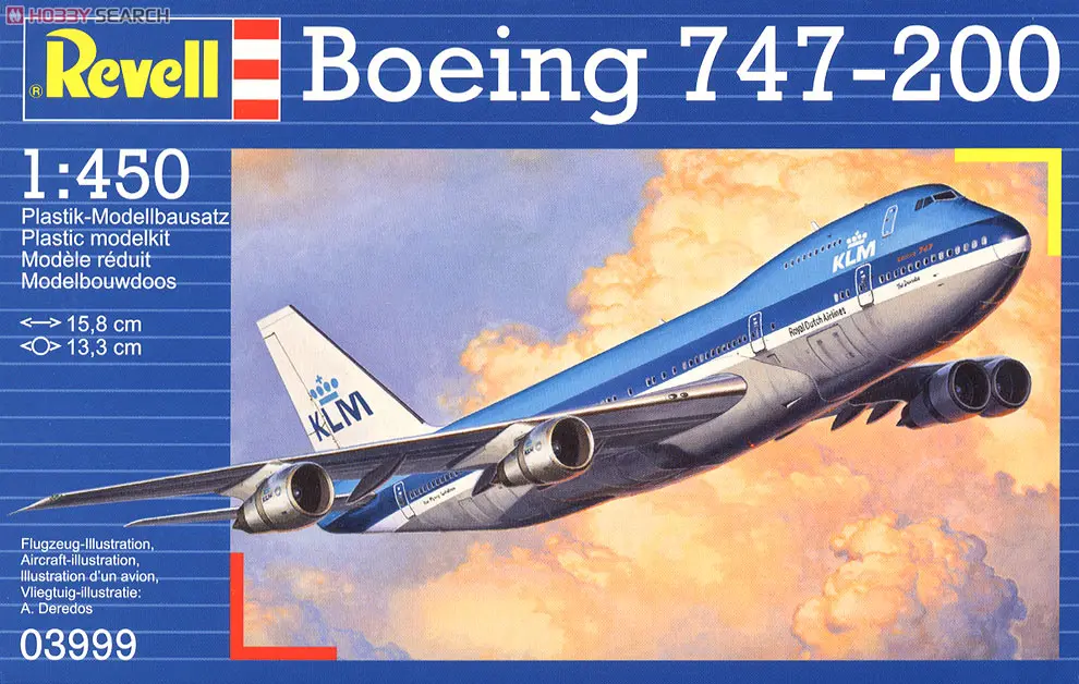 1/450 Scale Model Kit - Airliner / Boeing 747-200 & Boeing 747