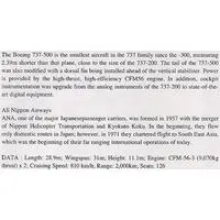 1/200 Scale Model Kit - Airliner / Boeing 737-500