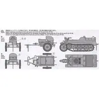 1/48 Scale Model Kit - TAMIYA Military Miniature Series / Sd.Kfz. 2 Kettenkrad