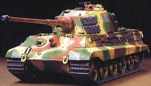 1/48 SCALE GERMAN KING TIGER "PRODUCTION TURRET" Model Kit