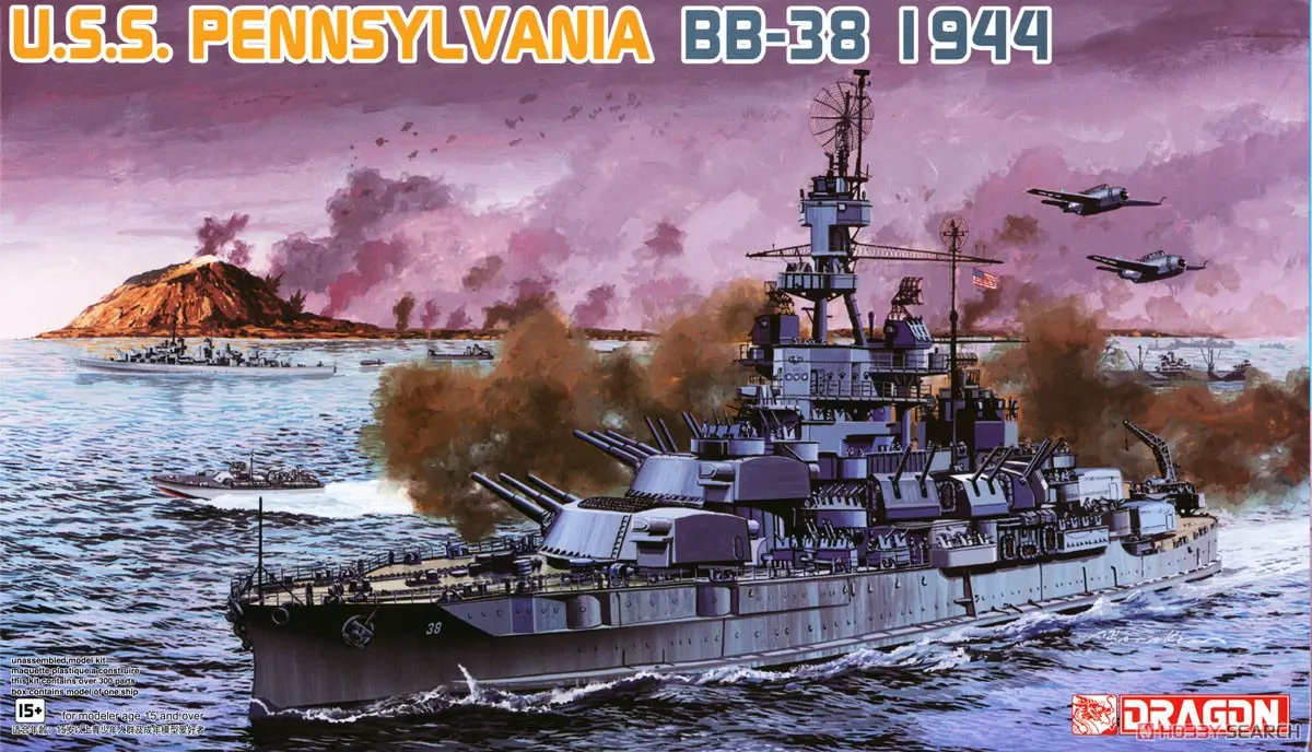 1/700 Scale Model Kit - Warship plastic model kit / USS Pennsylvania