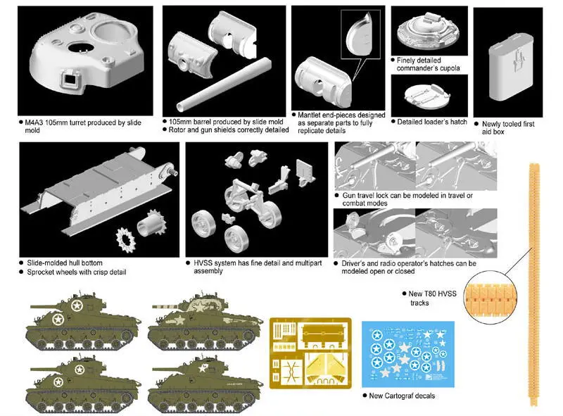 1/72 Scale Model Kit - Tank