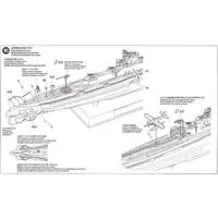 1/350 SCALE JAPANESE NAVY SUBMARINE I-400 Model Kit