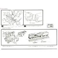 1/50 Scale Model Kit - Steam locomotive