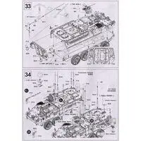 1/35 Scale Model Kit - Tank / M1130 commander vehicle
