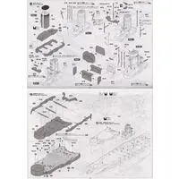 1/350 Scale Model Kit - Warship plastic model kit / Mutsu & Japanese battleship Nagato