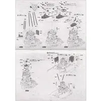 1/350 Scale Model Kit - Warship plastic model kit / Mutsu & Japanese battleship Nagato