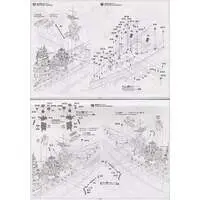 1/350 Scale Model Kit - Warship plastic model kit / Mutsu & Japanese battleship Nagato