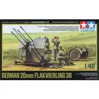 1/48 SCALE GERMAN 20mm FLAKVIERLING 38 Model Kit