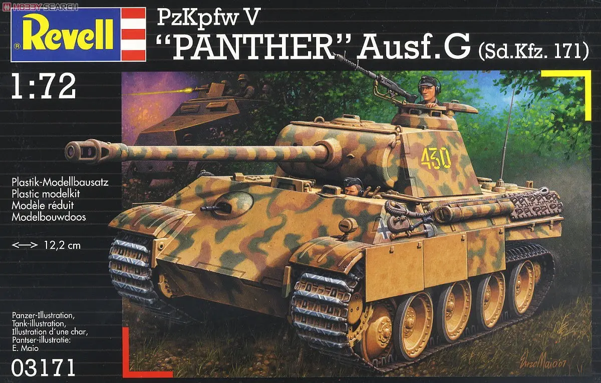 1/72 Scale Model Kit - Tank / Panther Type G