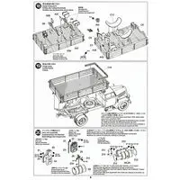 1/35 Scale Model Kit - TAMIYA Military Miniature Series / Cargo Truck