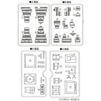 1/43 Scale Model Kit - Nihon no meijo (Popular Castles in Japan) / Azuchi Castle & Matsumoto Castle