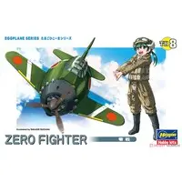 Plastic Model Kit - Egg Plane / Mitsubishi A6M Zero
