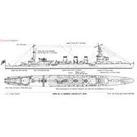 1/700 SCALE Tama light cruiser Model Kit